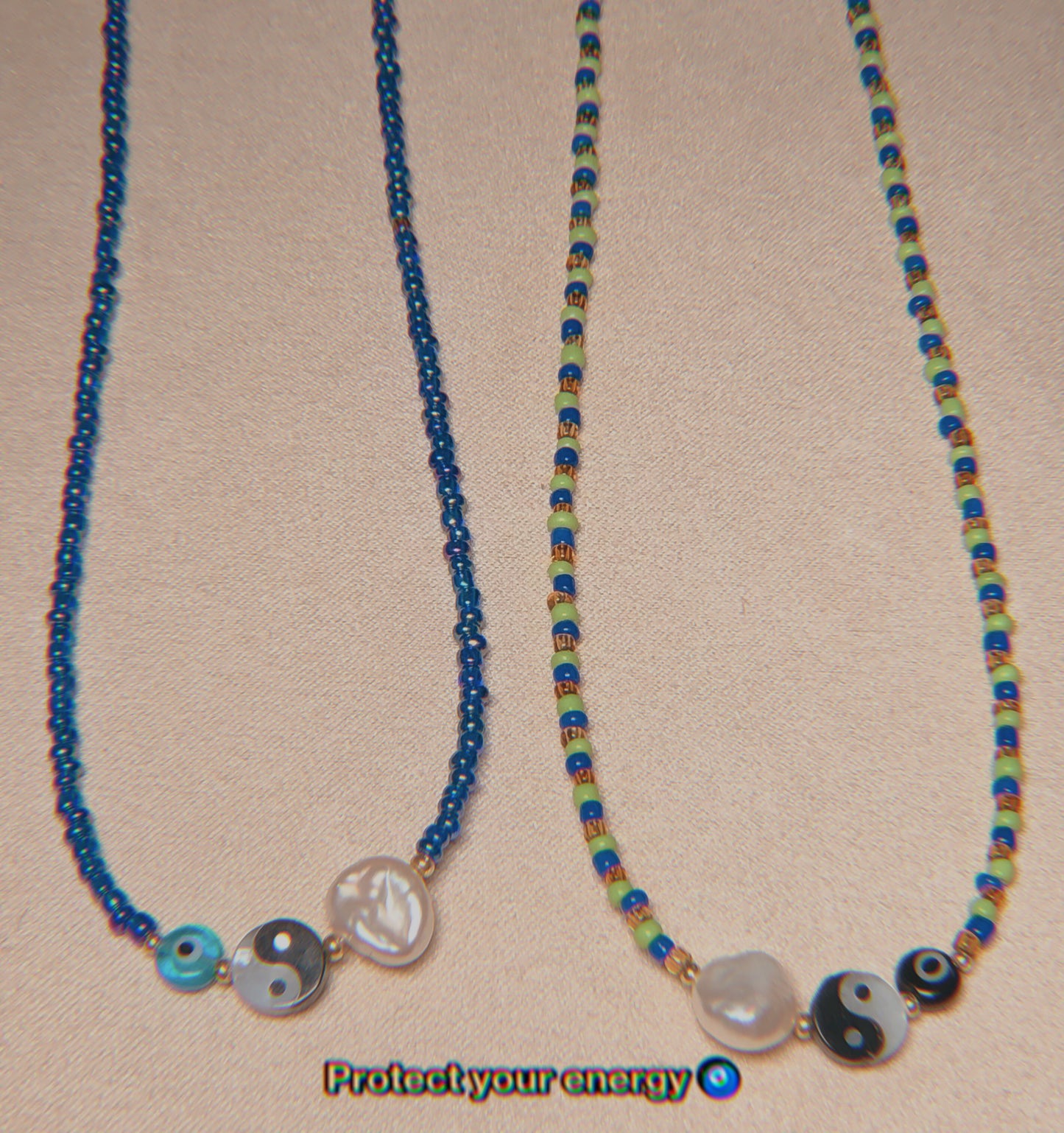 Blue Eye Ying-Yang Pearl