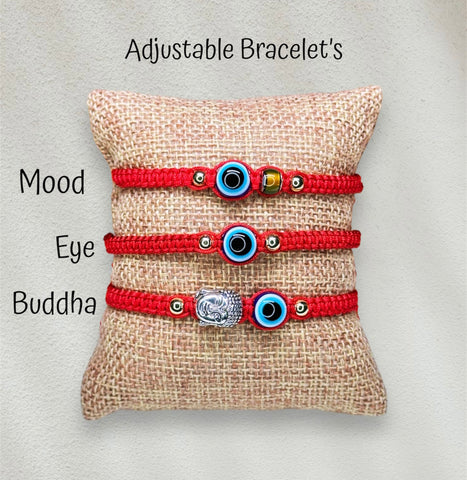 Adjustable Evil Eye bracelet