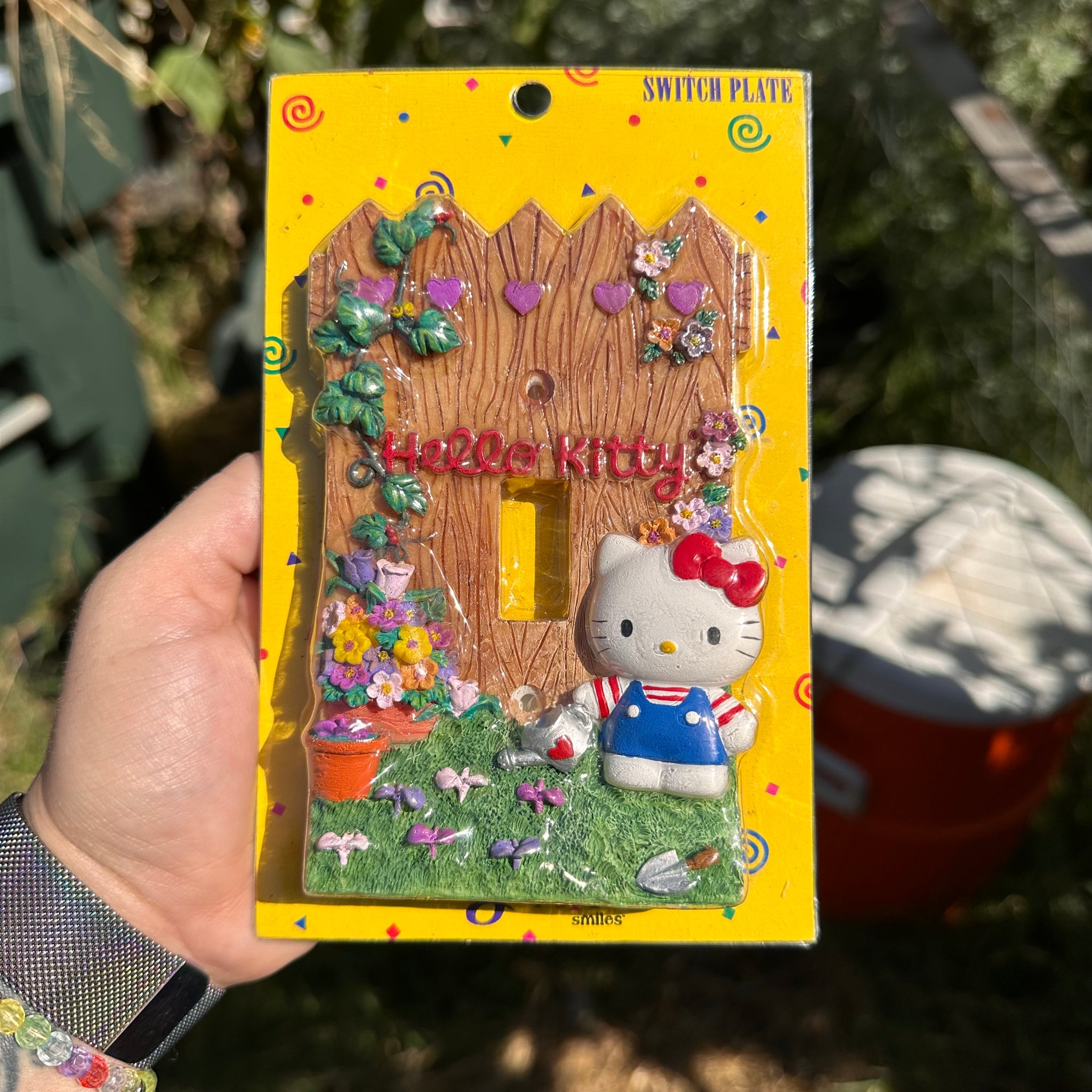 90’s Rare Hello Kitty Switch plate