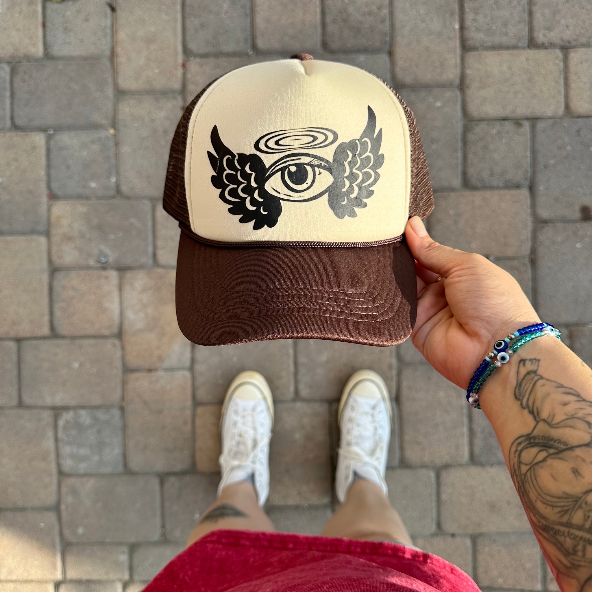 Angel Eye trucker hat