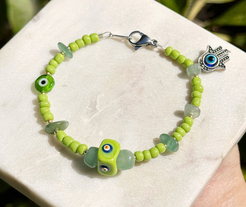 Aventurine Eye bracelet