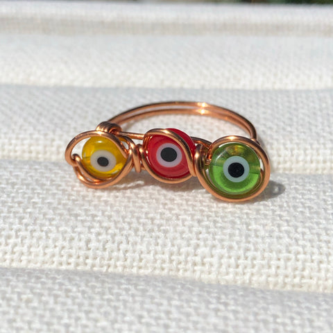 Los Ojitos ring (size 7.5)