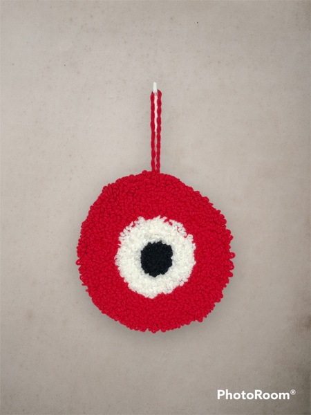 Red Evil Eye Wall Hanging