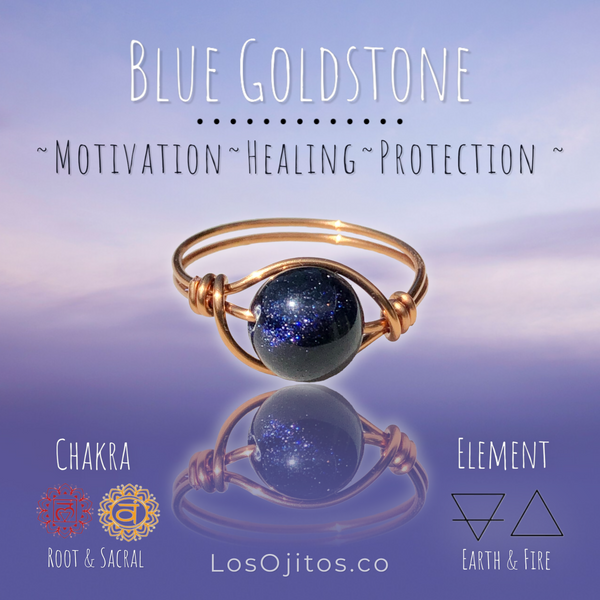 Eye of Blue Goldstone