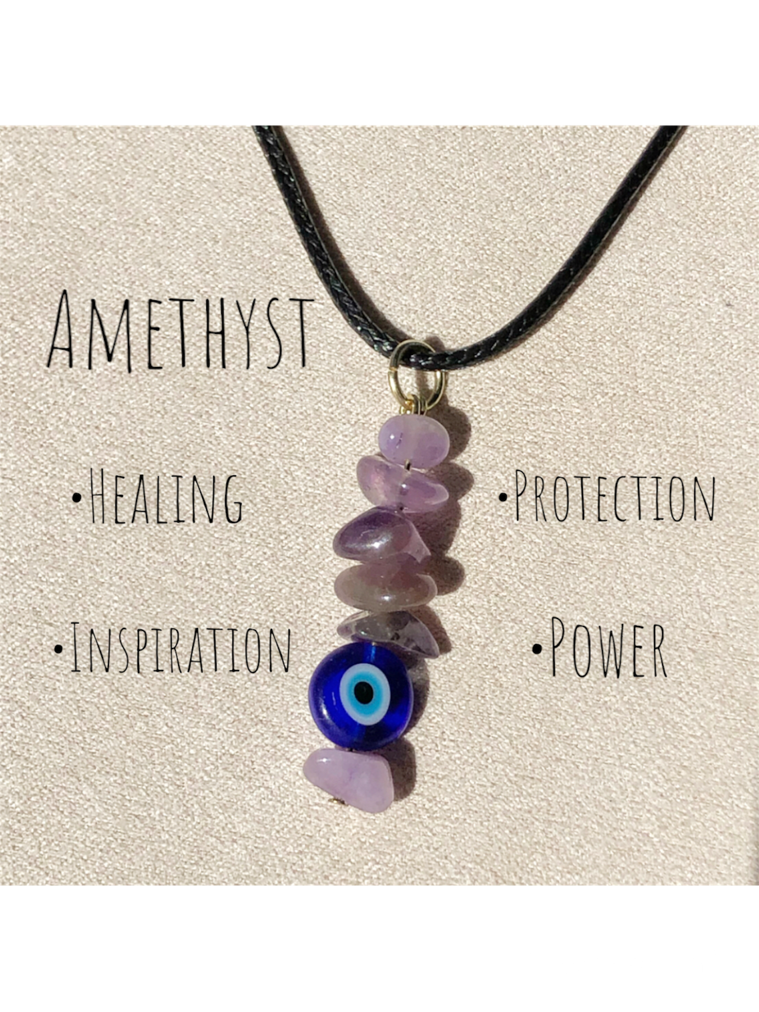 Amethyst Evil Eye