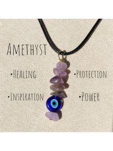 Amethyst Evil Eye