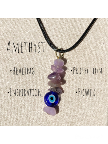 Amethyst Evil Eye