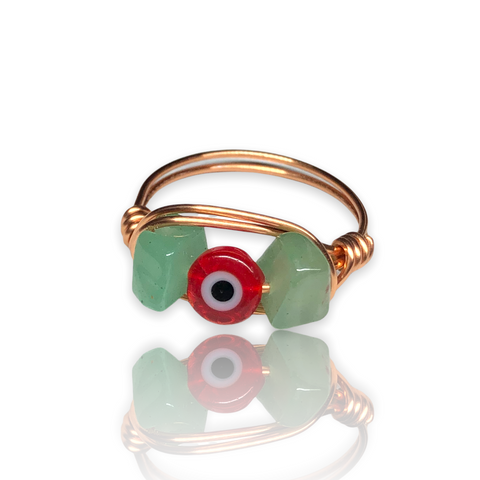 Aventurine Red Eye (size 8)