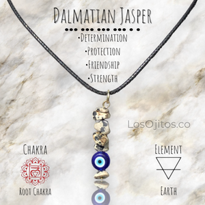 Evil Eye & Dalmatian Jasper