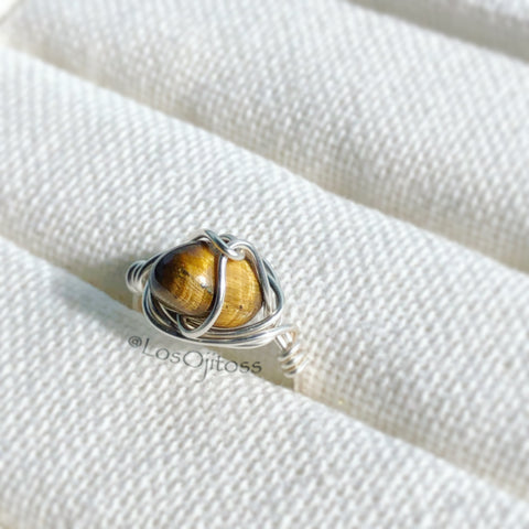 Tiger’s Eye 5 in silver