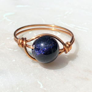 Eye of Blue Goldstone